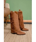 Bottes hautes Lalia - Camel pianno39