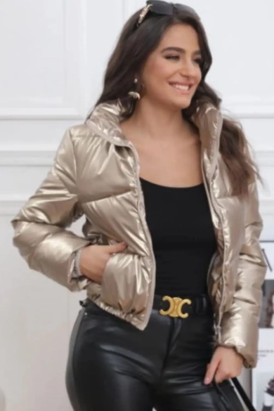 Chaqueta acolchada sembre - oro pianno39 2