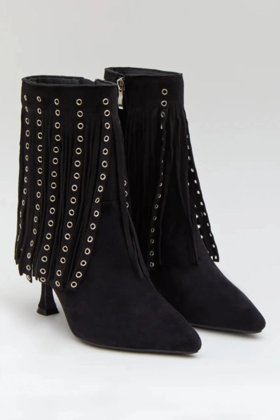 Low boot à franges Fures - noir pianno 39 2