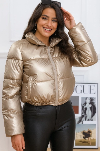 Chaqueta acolchada sembre - oro pianno39