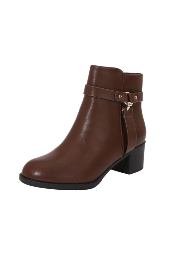 Bota baixa penni - pianno castanho 39 2