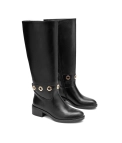 Bota alta Listana - negro pianno 39
