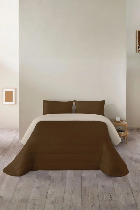 Edredón Bicolor Naturals Marrón/Vainilla  pianno39 2