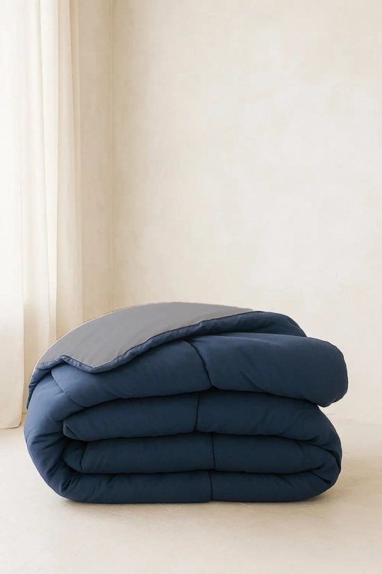 Edredão bicolor Naturals Azul/Cinza pianno39