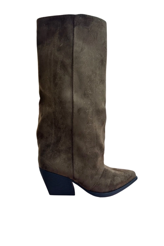 Botte haute Zyza - pianno marron 39 2