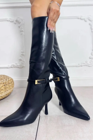 Bota Alta Averis - Negro Pianno39