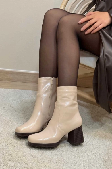 Botte basse Evania - Beige Pianno39 2