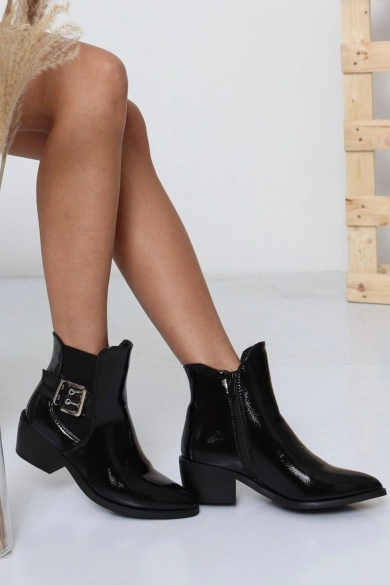 Zalvion Low Boot - Noir PIANNO39