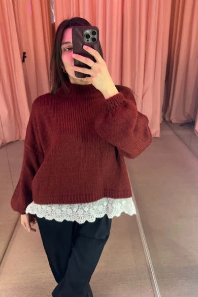 Pull Antilla - Bordeaux pianno39