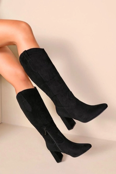 Zael Tall Boot - Noir Pianno39 2