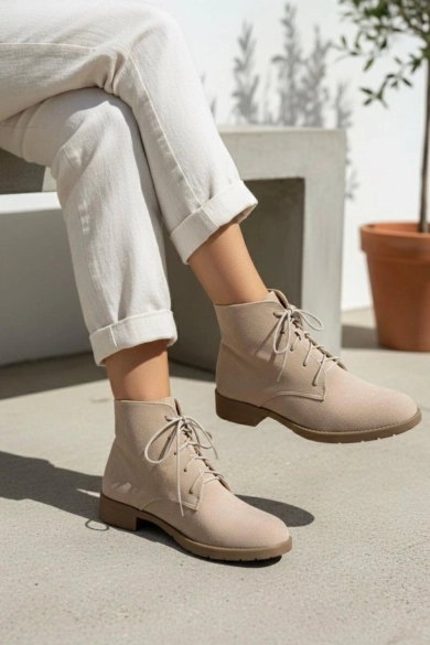 Botas baixas Lisboa - Bege PIANNO39