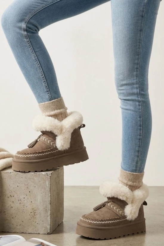 Nua Australian Low Boots - Cáqui Pianno39 2