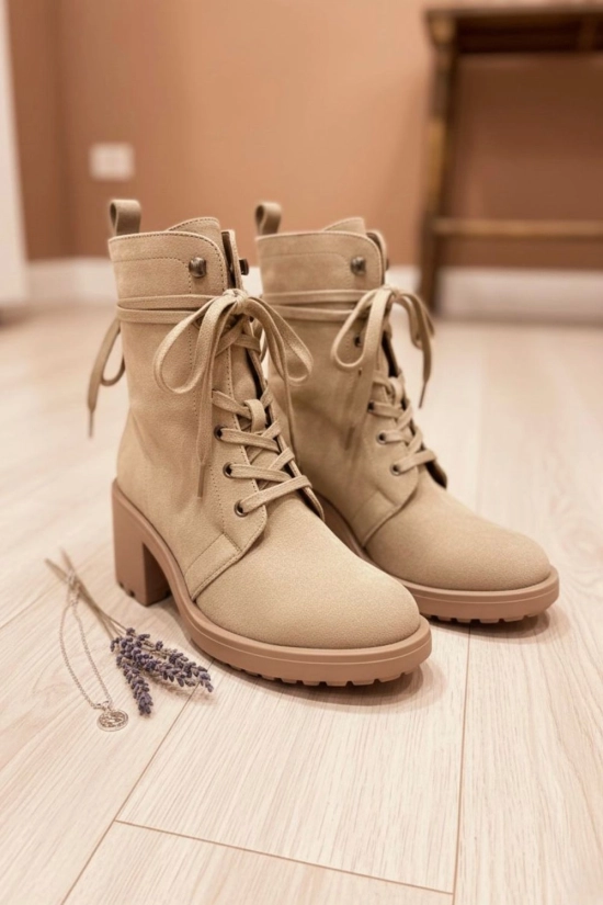 Bota baja Naro - Beige pianno 39 2