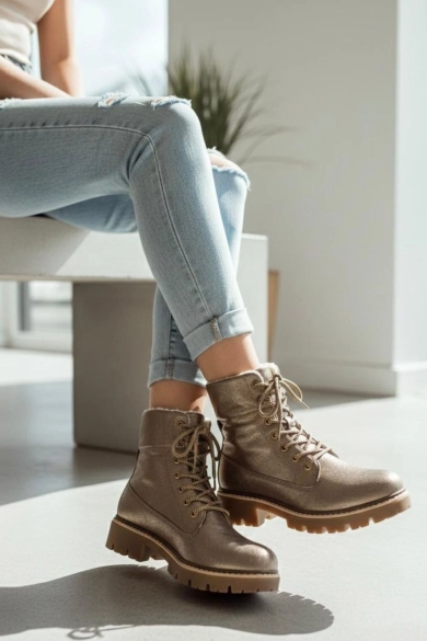 Bota Baja Dris - Oro pianno 39 2