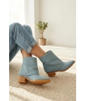 Bota Baja Zora - Denim  pianno 39