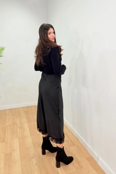 Falda Silk - Negro Pianno39 2