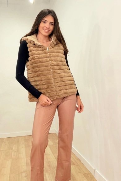 Chaleco Reversible Aura –  Taupe PIANNO39