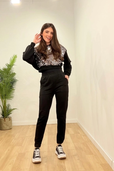 Conjunto  Sparles - Negro