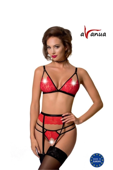 AVANUA SALOME Set Rojo/Negro pianno39