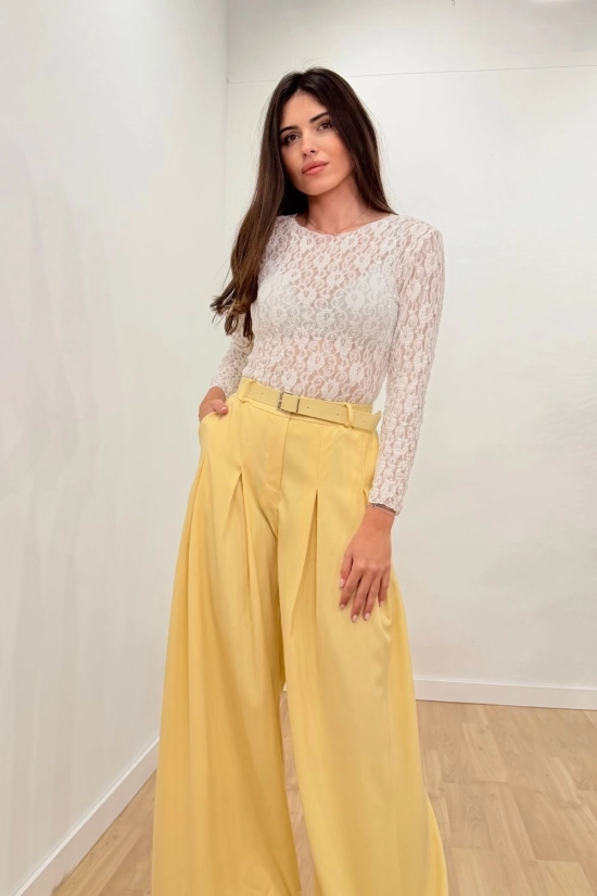 Pantalón Palazo Mist - Amarillo Pianno39 2