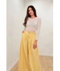 Pantalón Palazo Mist - Amarillo Pianno39