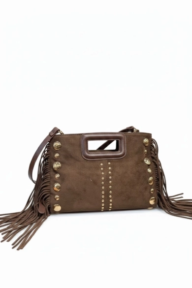Bolso de flecos Tiara - Marrón PIANNO39 2