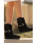 BOTTINES INDIANINI MIRANE BASSES - NOIR PIANNO 39