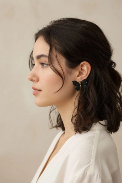 Pendientes Ezia - Negro 2