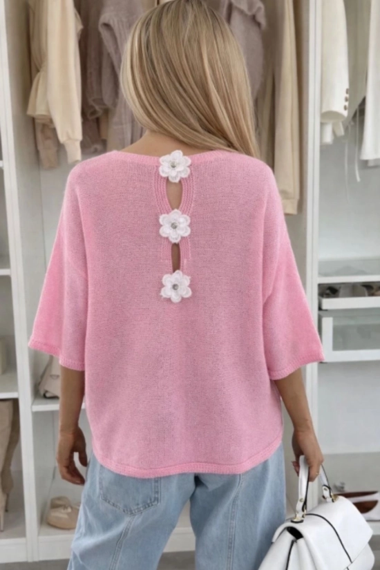 Camiseta Flower - Rosa pianno39
