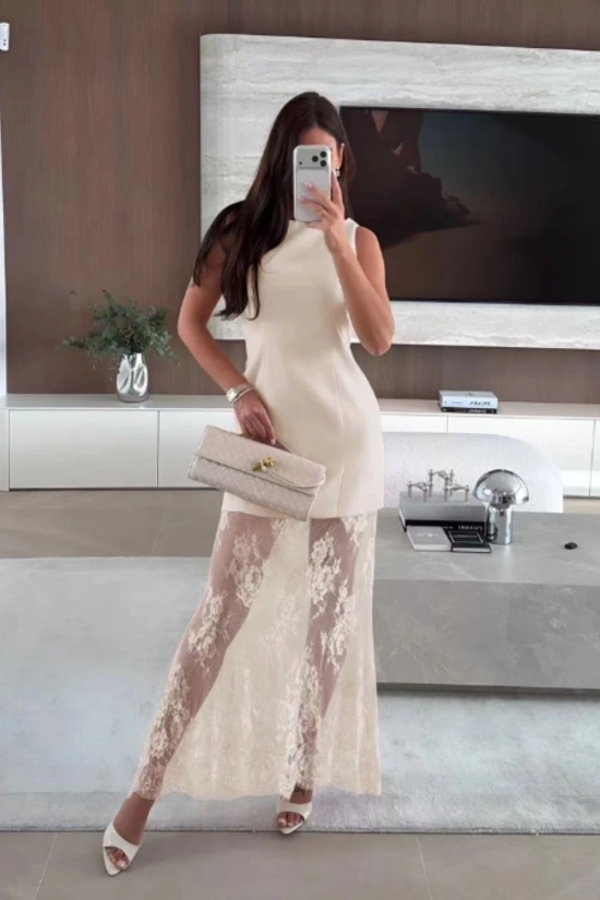 Vestido Zando - Beige Pianno39