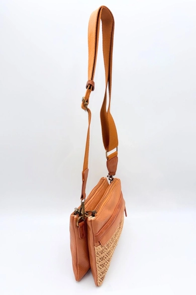 copia de Bandolera  Duo Compartimento - Beige 2
