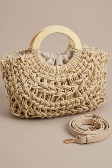 Bolso Macramé Zahra - Beige Pianno39 2