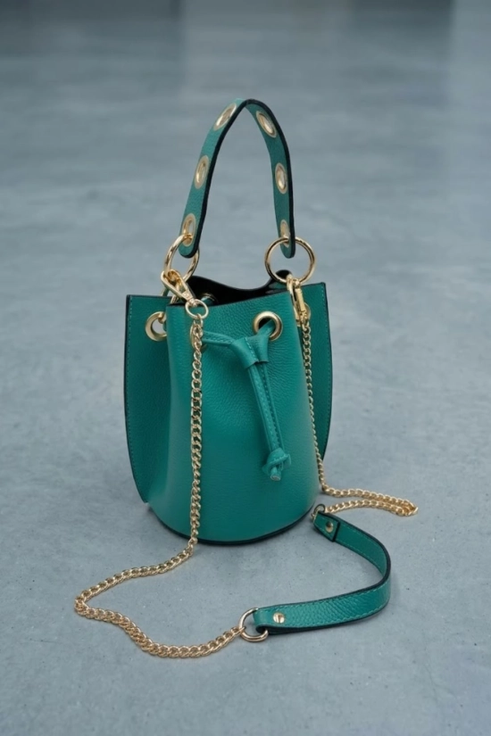 Bolsa de couro Loupe - Verde Pianno 39