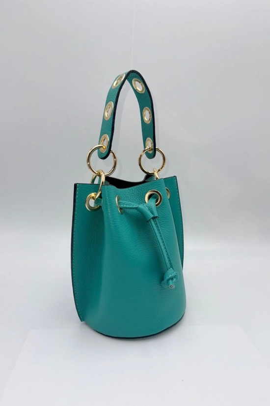 Bolsa de couro Loupe - Verde Pianno 39 2