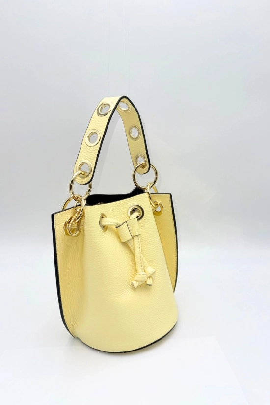 Bolsa de couro Loupe - Amarelo Pianno 39 2