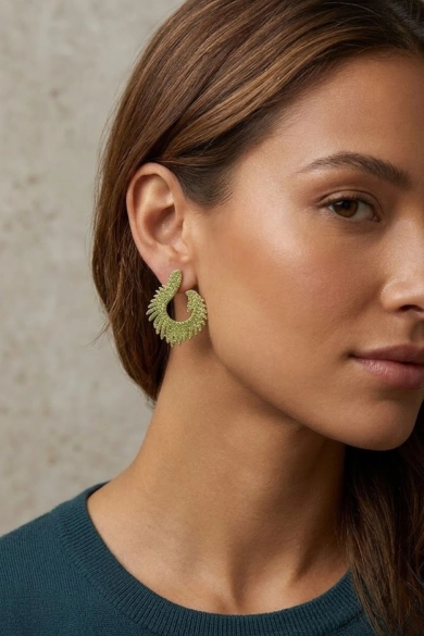 Pendientes Sunrise - Verde Pianno39