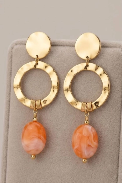 Pendientes Santorini - Naranja