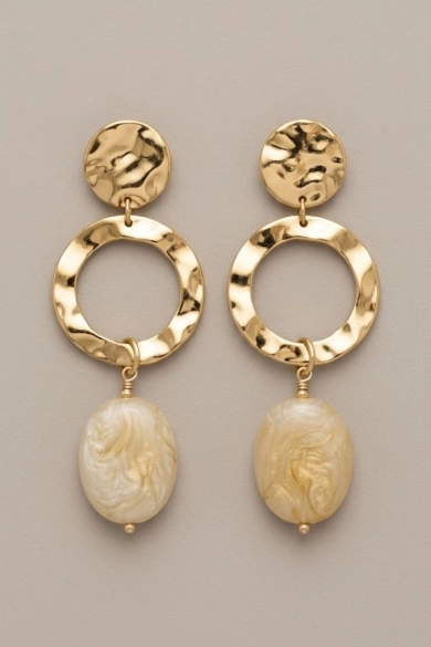 Pendientes Santorini - Beige Pianno39