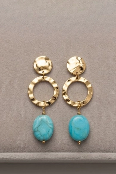 copia de Pendientes Santorini - Naranja
