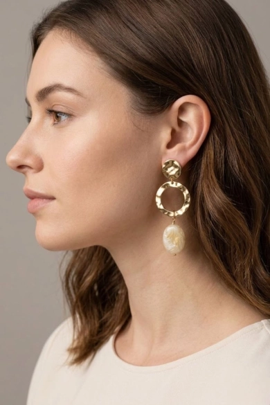Pendientes Santorini - Beige Pianno39 2