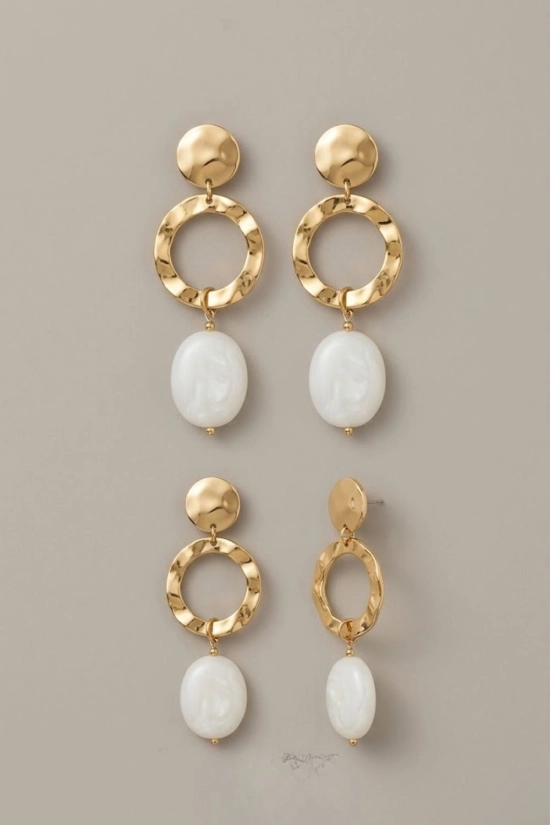 Pendientes Santorini - Blanco Pianno39