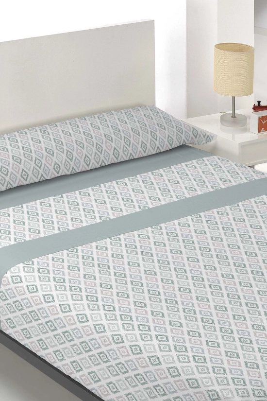 Conjunto de lençóis de microfibra Dariel - Verde PIANNO39 2