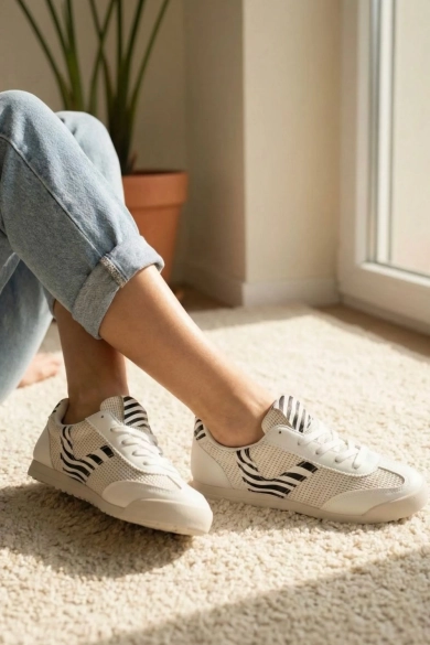 sneakers Fenila - cebra pianno 39