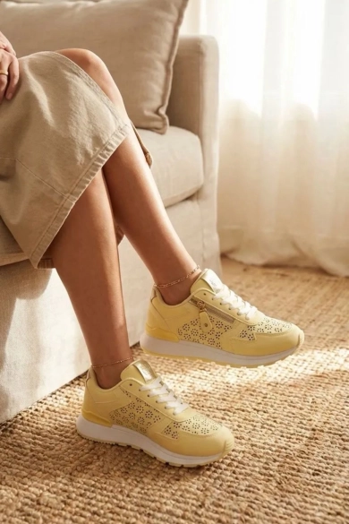 Sneakers Flower - Amarillo pianno39 2