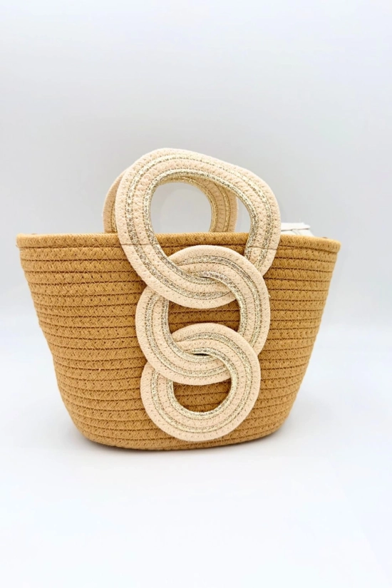 Bolso Capazo Neva - Camel Pianno39