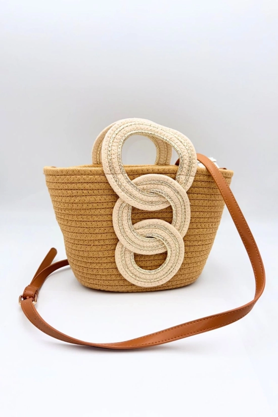 Bolso Capazo Neva - Camel Pianno39 2