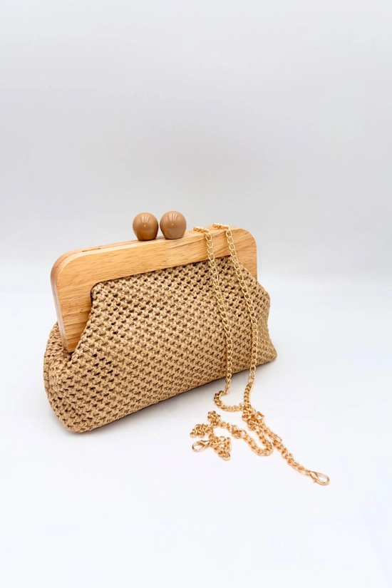 Bolso clutch Soleil - Natural Pianno39 2