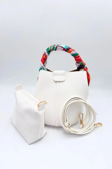 Bolso tote Iroko - Blanco Pianno39