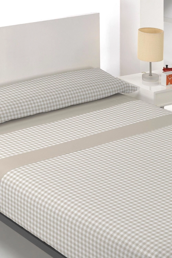 Juego de Sábanas Microfibra Caleia - beige PIANNO39