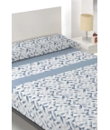 Juego de Sábanas Microfibra  Iracen - Azul PIANNO39